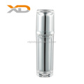 factory made Round silver plastic container cosmetic pump lotion spray acrylic bottle and cream jar skin care packaging